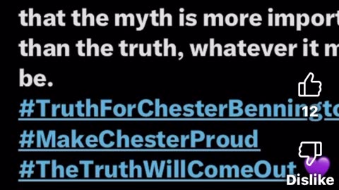 Re-open the investigation of the Death of Chester Bennington he deserves that much