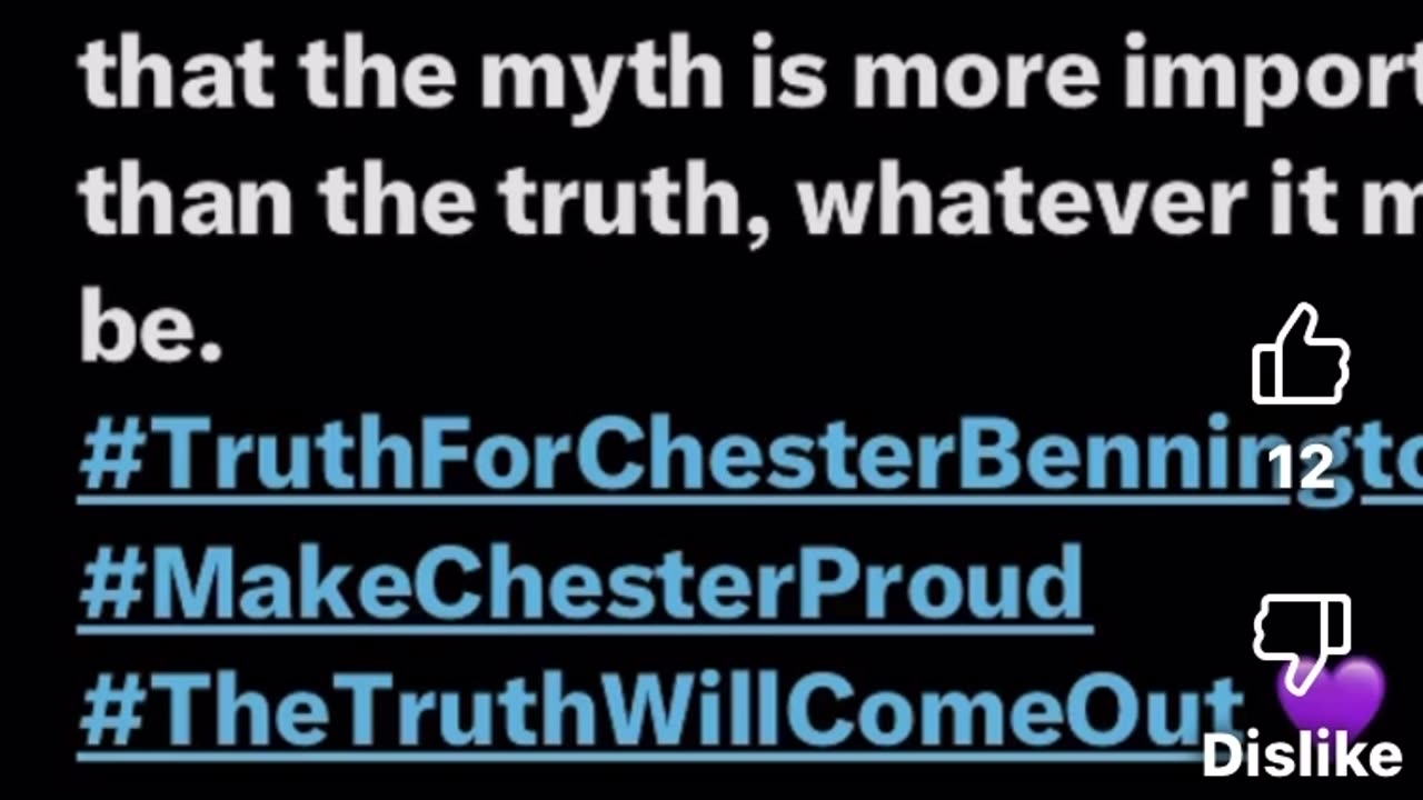 Re-open the investigation of the Death of Chester Bennington he deserves that much