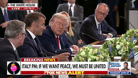Trump Meets With World Leaders at White House, Pushes Trilateral Deal on Ukraine