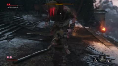Sekiro_ Shadows Die Twice - Chained Ogre Boss Fight