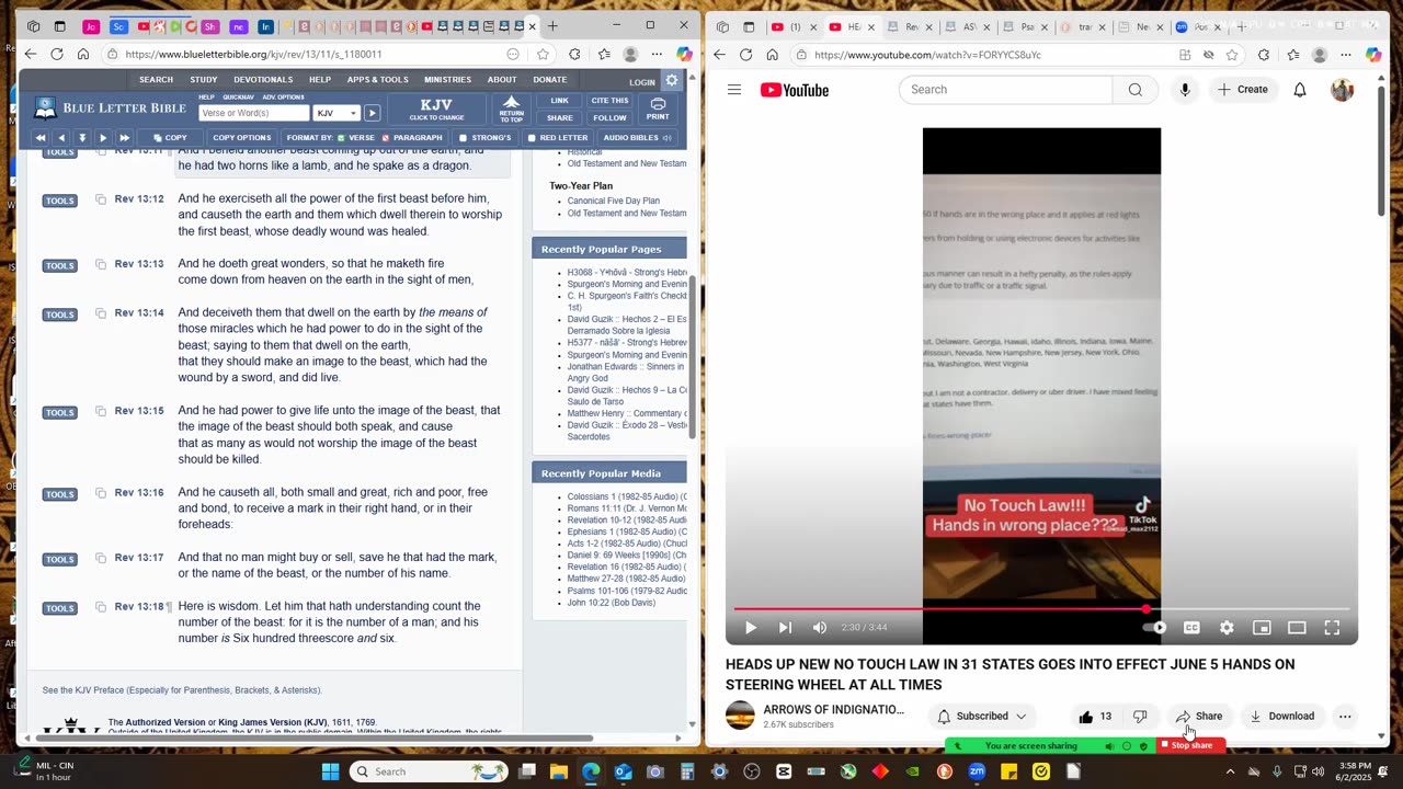 Draconian laws like (Touch Law) are quietly being signed to justify much violence
