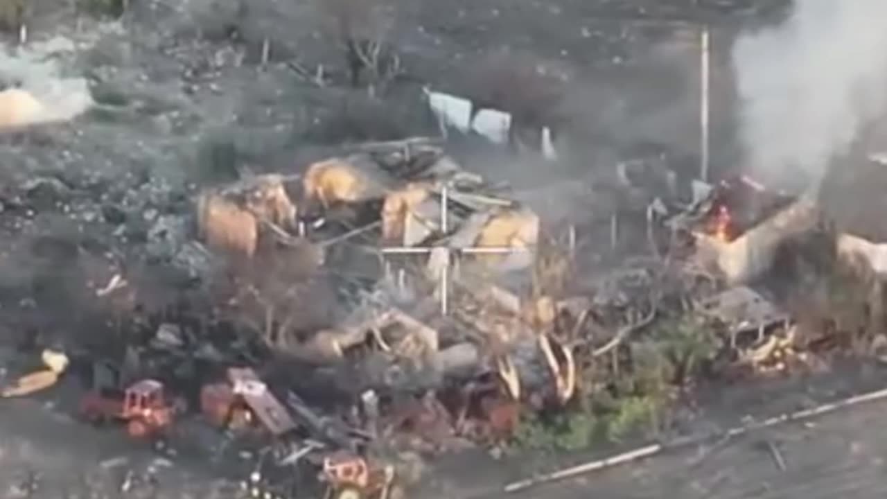 (Insane) Shell Lands in Middle of Russian Outpost