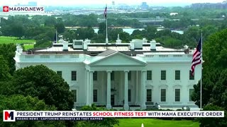 🇺🇸 President Trump Revives School Fitness Test with MAHA Executive Order at The White House [LIVE]