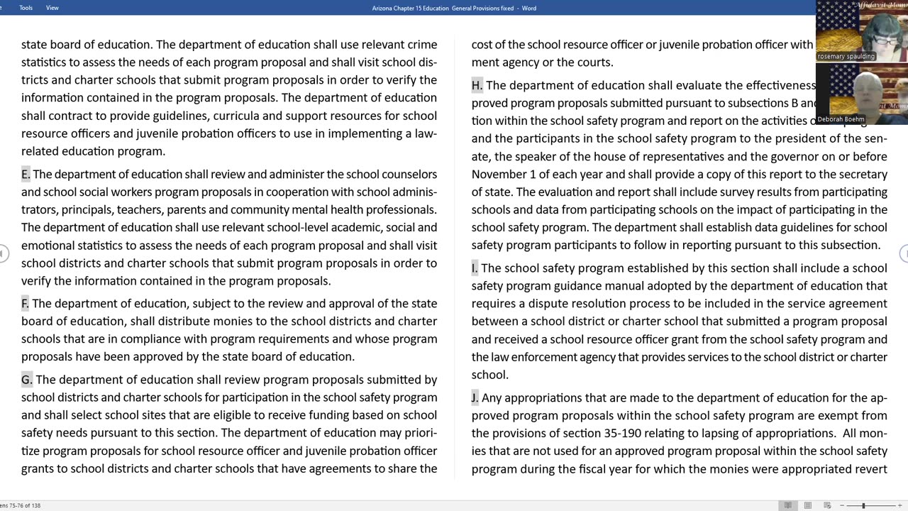 Education Cleanup Statutes 3-11-25