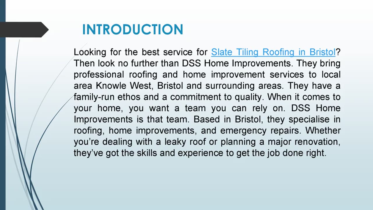 Get service for Slate Tiling Roofing in Bristol