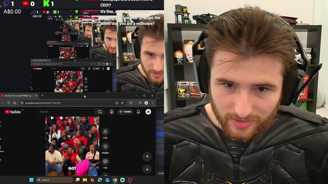 Reacting to YouTube Shorts as Bruce Wayne