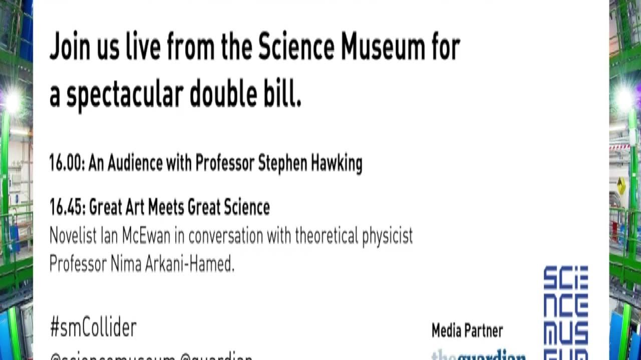Stephen Hawking: The Science Museum Live Stream