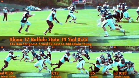 Prototype 479: Buffalo State's Dan Serignese 7yd TD pass to Edwin Young vs Ithaca