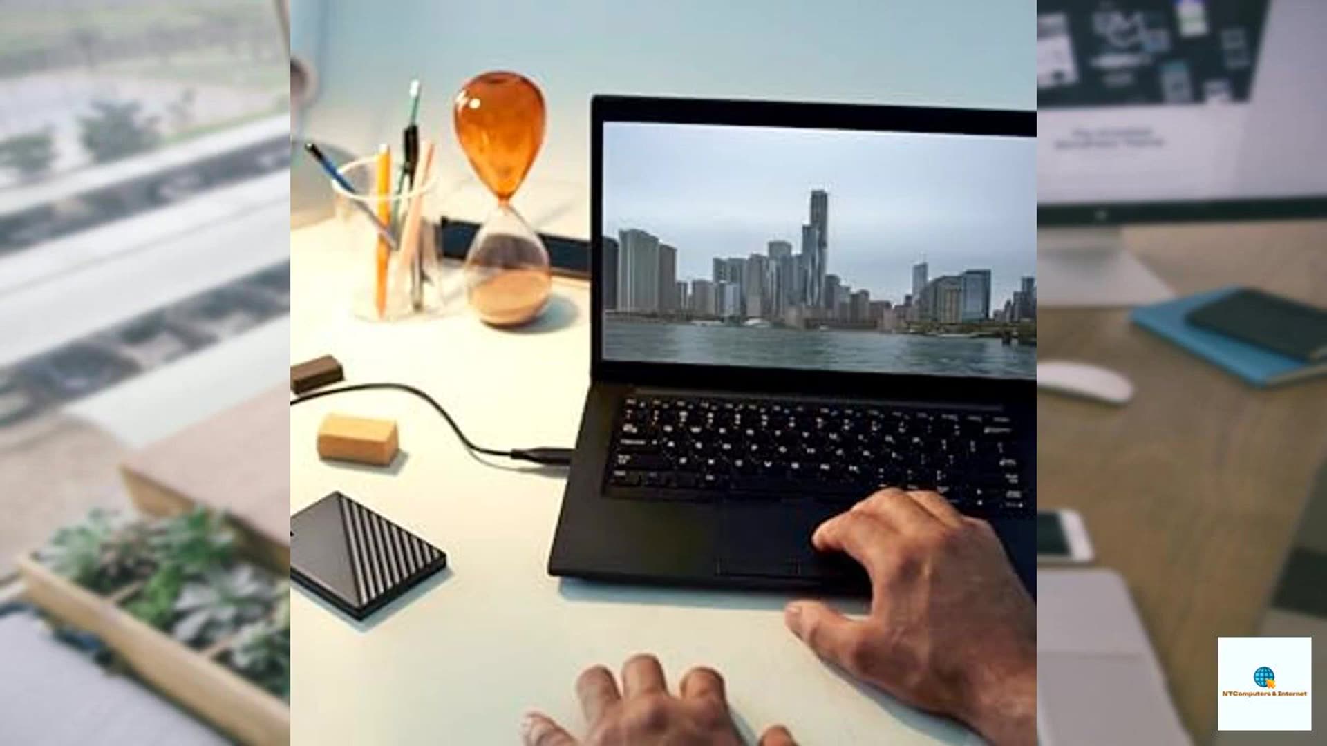 WD 2TB My Passport, Portable External Hard Drive, Black, backup software with defense agai