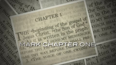 MARK 1: "THE PSYCHOLOGY OF JESUS CHRIST"!