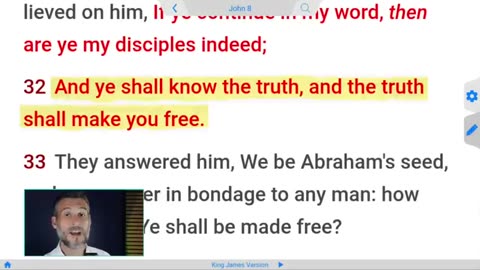 You shall know the TRUTH, and the TRUTH shall make you free!