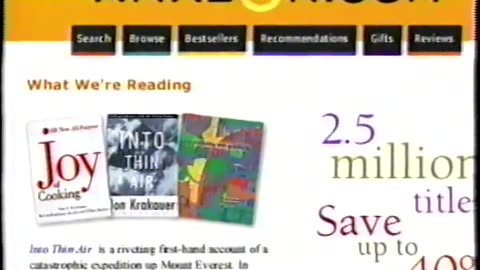 Amazon.com Books Commercial - 1998