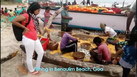 Fishing at Benaulim Beach- Goa