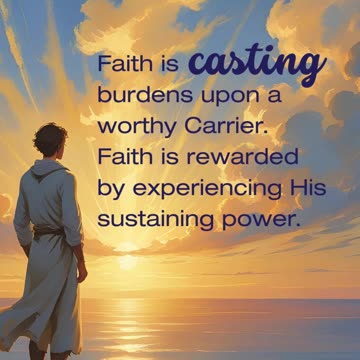 Faith Isn’t Light—It’s Trusting Who Carries the Weight