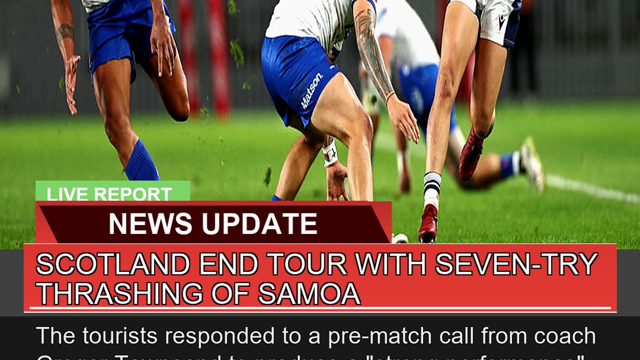 Scotland End Tour with Seventry Thrashing of Samo