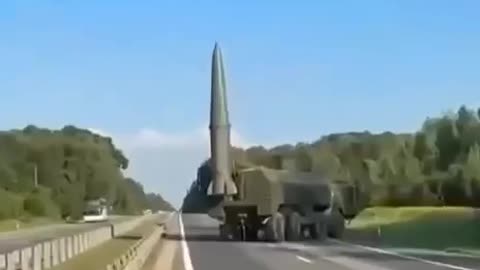 Russians Practice Launching Iskander Missiles from Kaliningrad Highway