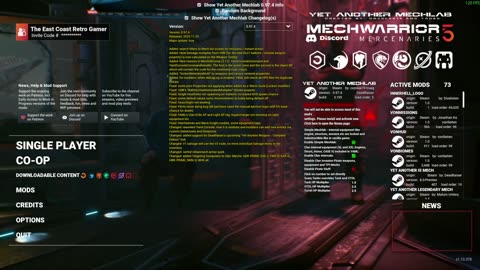 The East Coast Retro Gamer: MechWarrior 5: Mercenaries - Campaign Mode (Live Stream)