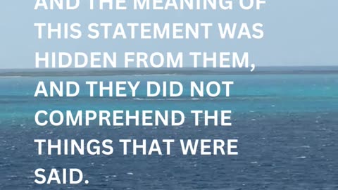 Daily Inspirations from God Luke 18:34 | Devotion #devotional #inspiration