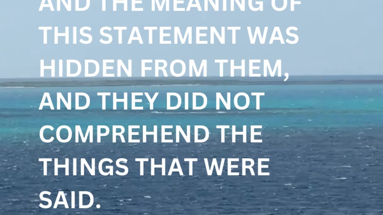 Daily Inspirations from God Luke 18:34 | Devotion #devotional #inspiration