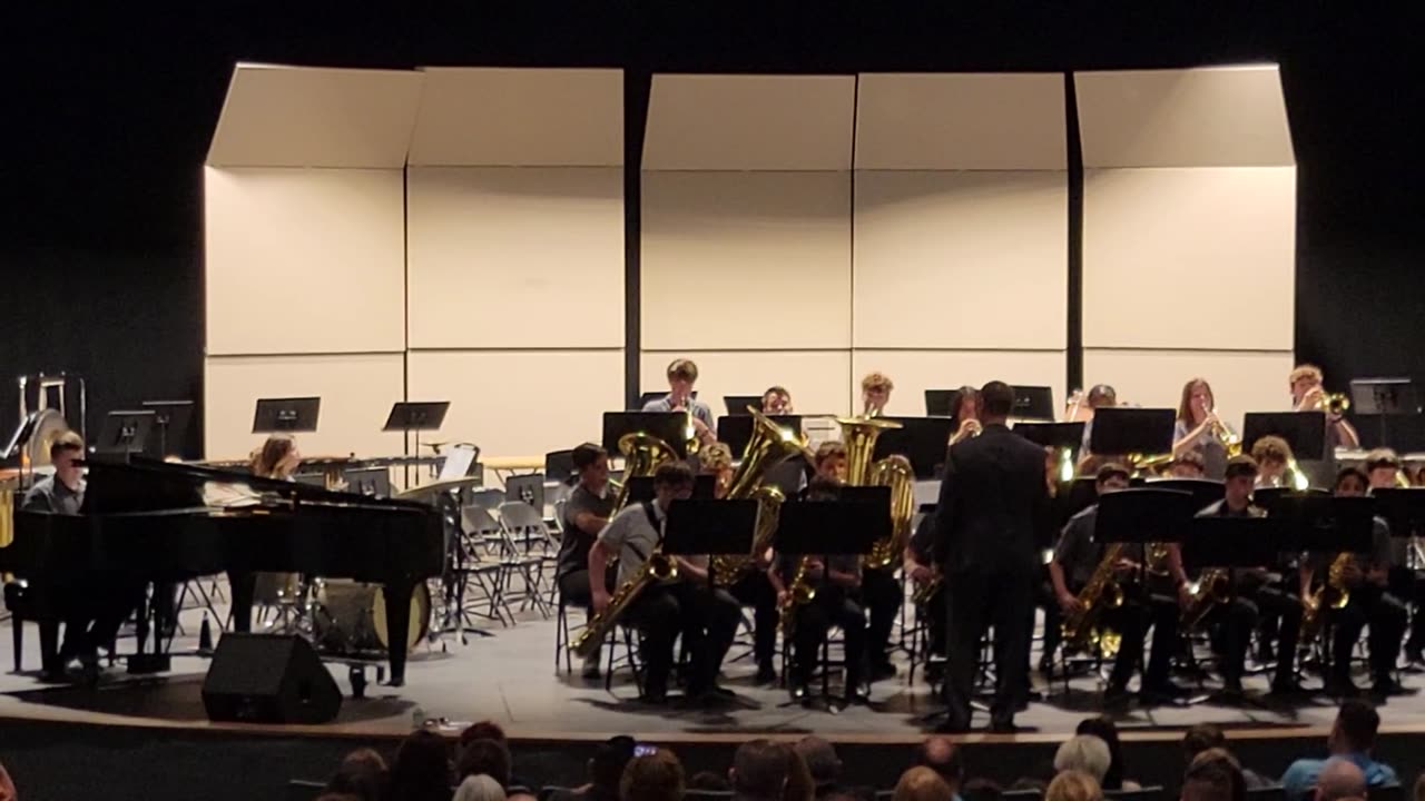 Green Middle School jazz band.