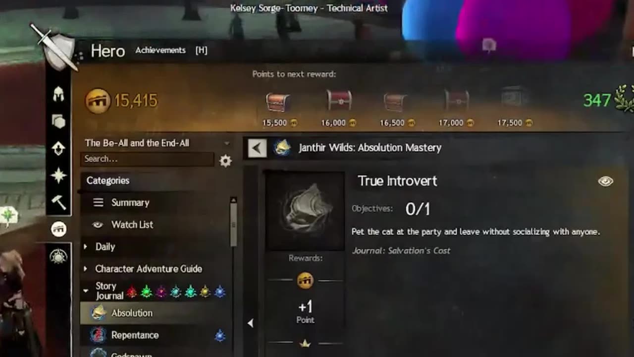 True Introvert (Achievement Guide) - Guild Wars 2