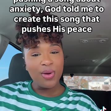 God told me to create this song about His peace
