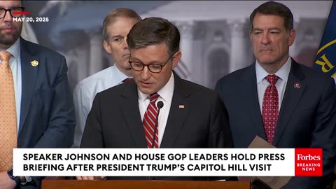 'It Was Filled With Standing Ovations And High Energy': Johnson Describes GOP Meeting With Trump