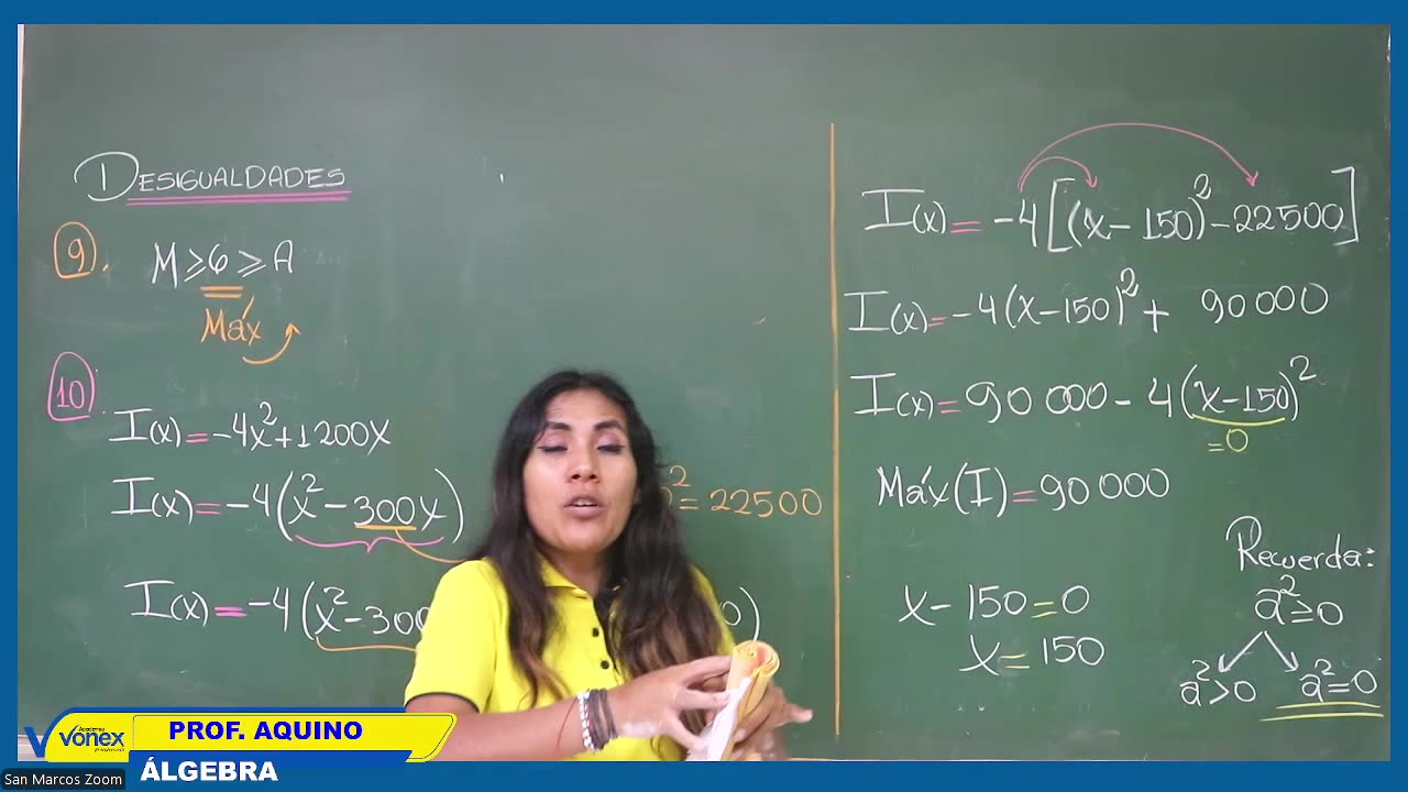VONEX SEMESTRAL 2024 | Semana 09 | Álgebra