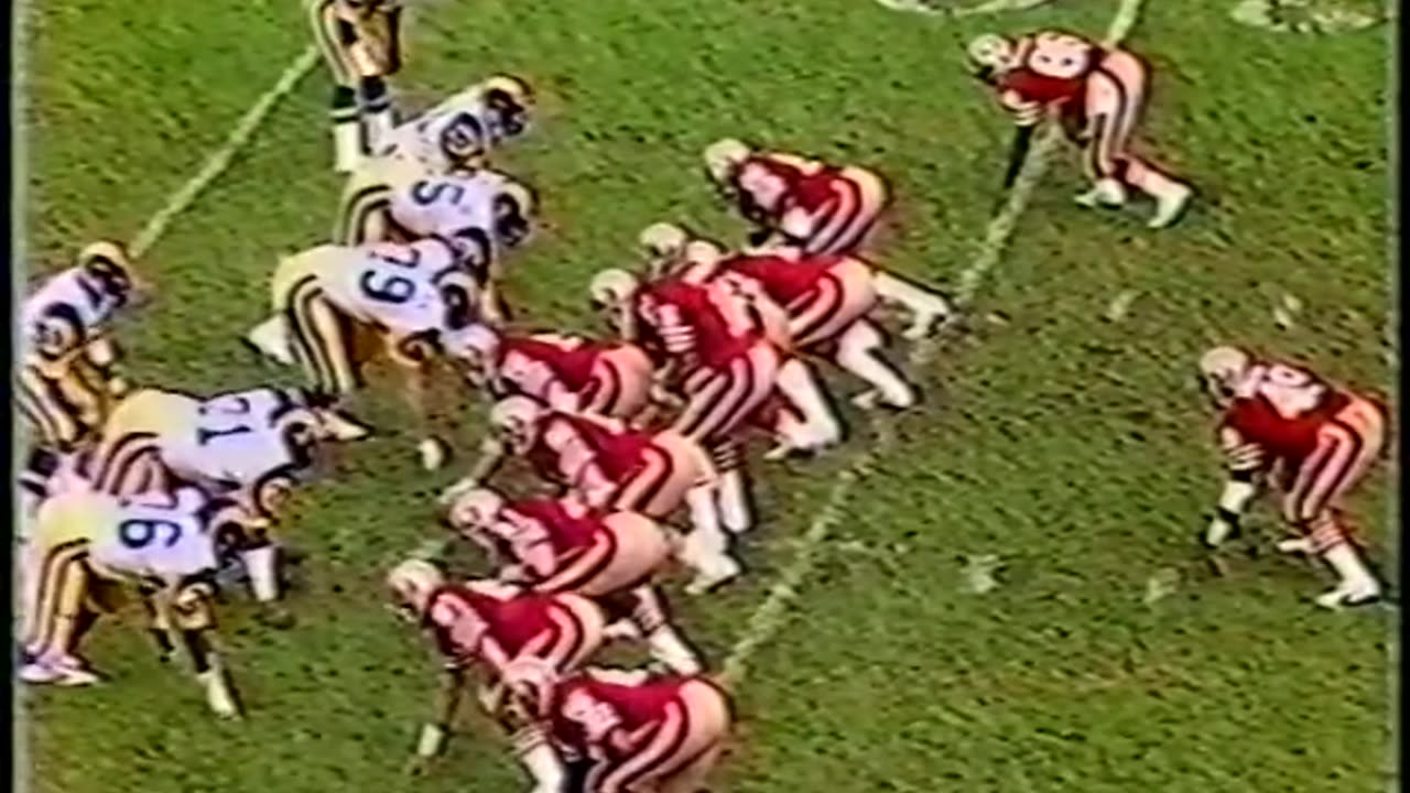 1981-10-25 Los Angeles Rams vs San Francisco 49ers 2nd Half