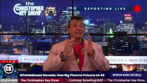 Sterling Hill Exposes CIA Secrets, Vaccine Toxins & 6G Control on The Christopher Key Show! 🚨🧬