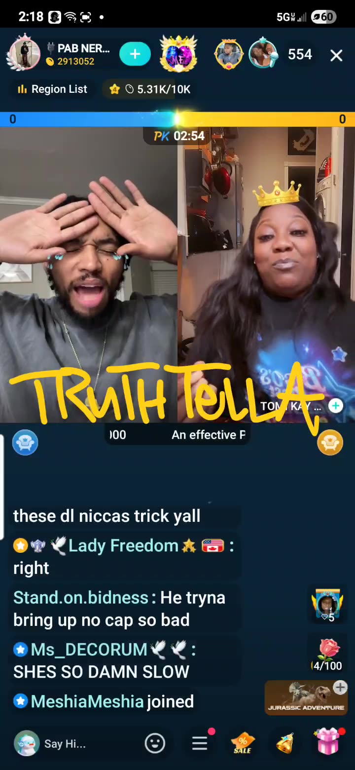 PABLO STANDS ON BUSINESS LINED WITH QUEEN TOMIKAY & DL DICK CHASER SCAMMING SUPER AUTO & TOMIKAY GAGGS HIM