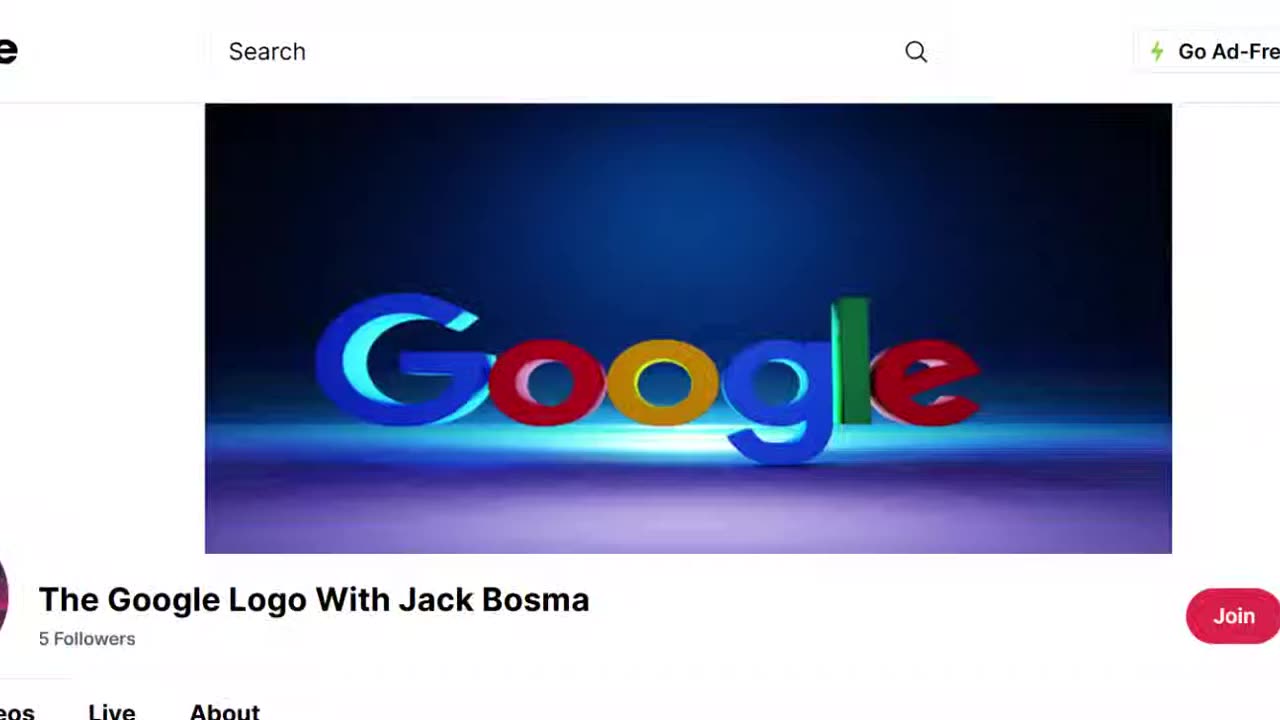 The Google Logo With Jack Bosma