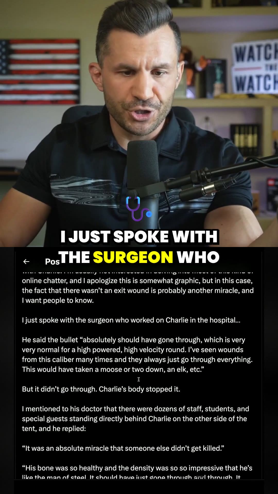 Charlie Kirk Bullet Mystery STUNS Doctors