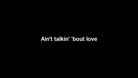 Van Halen - Aint Talkin' Bout Love - Lyrics-Video (HD)