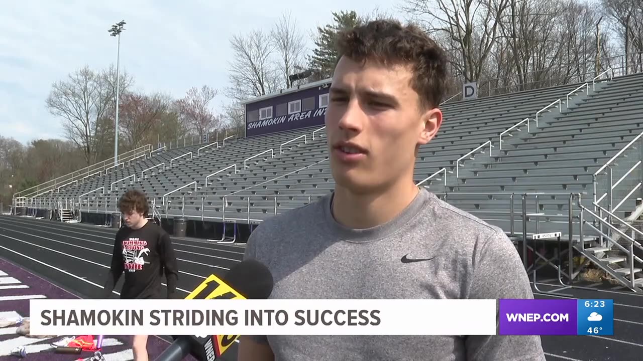 This spring, the Shamokin Indians track and field team is setting new records.