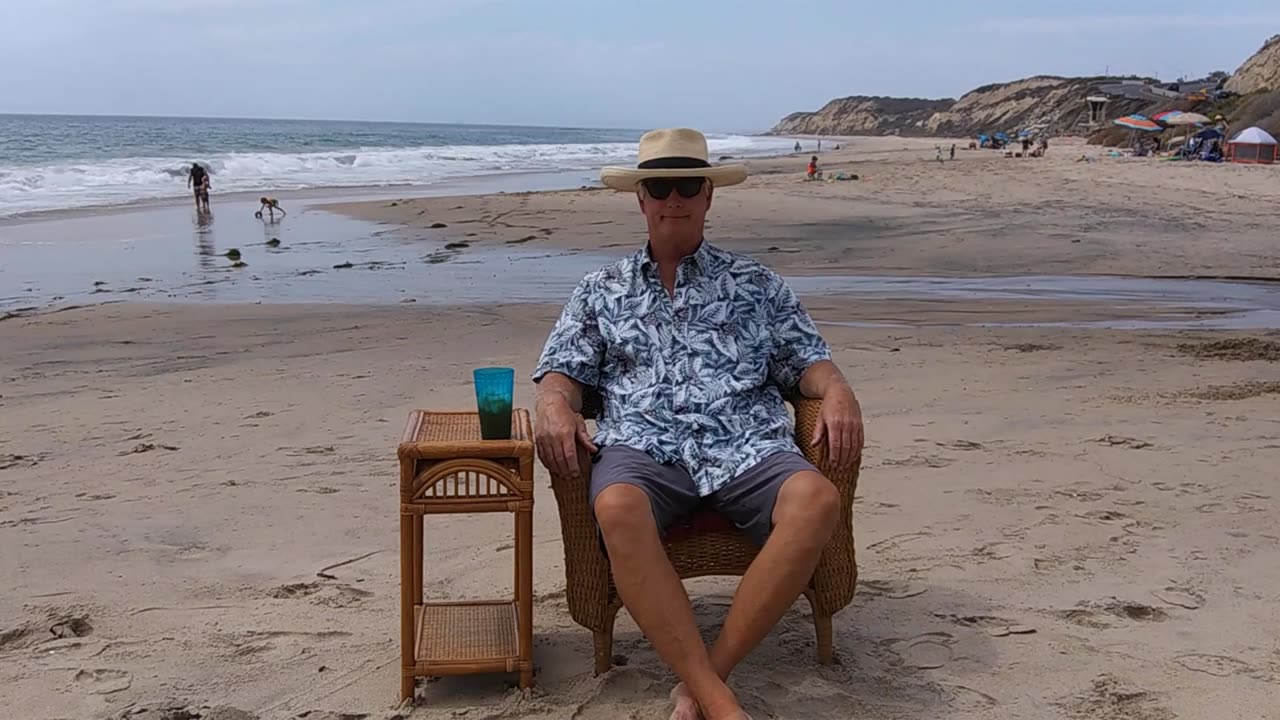 The Beach Captain in Time-Lapse. Moro Canyon Beach, Crystal Cove State Park, California. TL 025