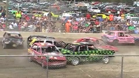 2010 Schaghticoke Fair Demolition Derby 2pm Pt 1