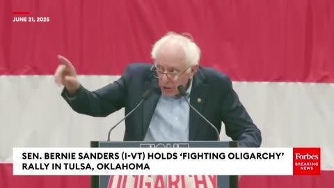 Watch The Moment Bernie Sanders Finds Out Trump Launched Strikes On Iran Live During His Rally