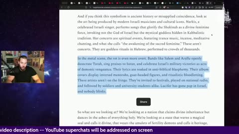 Satanism & Moloch Worship In the Holy Land - Church of the Eternal Logos