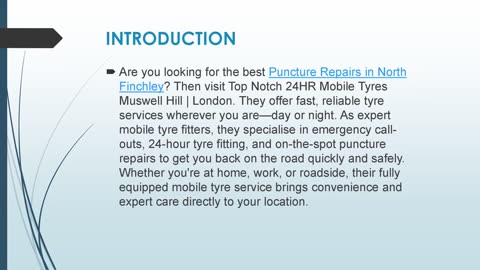 Best Puncture Repairs in North Finchley