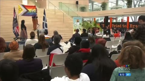 Edmonton City Council raises 2 Spirit flag to honor 2 Spirit Indigenous LGBTQQIA