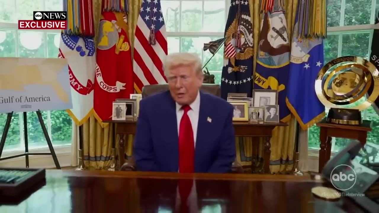 FULL INTERVIEW _ President Trump the First 100 Days_ The Interview in the Oval O