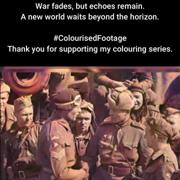 British and Soviet Troops First Encounter #ColourisedHistory-highlight