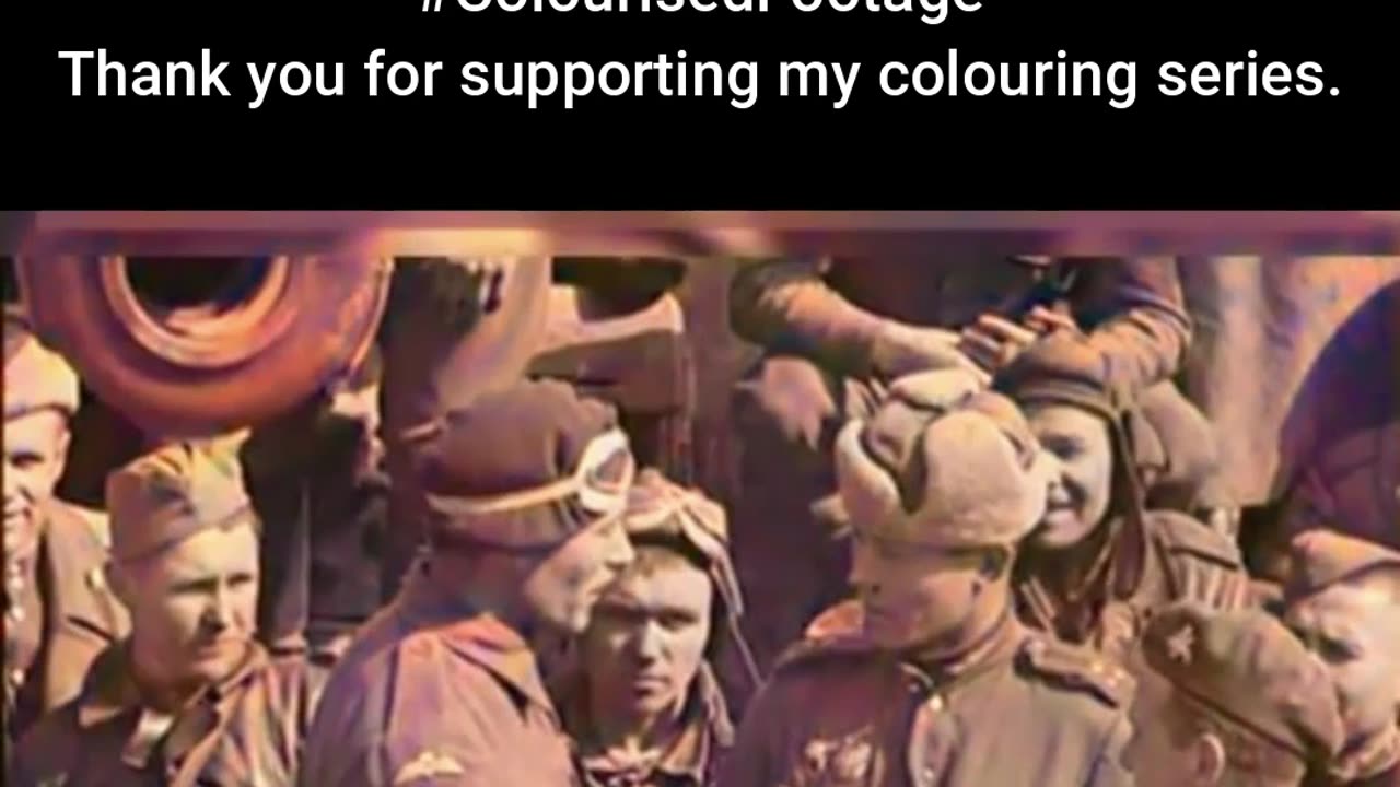 British and Soviet Troops First Encounter #ColourisedHistory-highlight