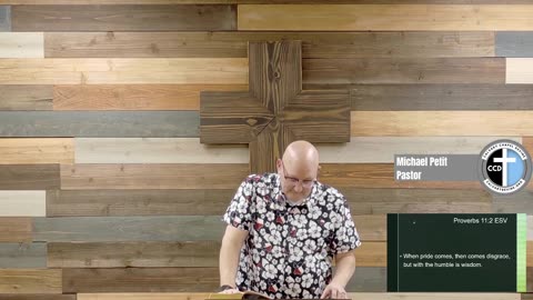 Exodus 5:1-11 "I Don't the Lord." with Pastor Michael Petit.