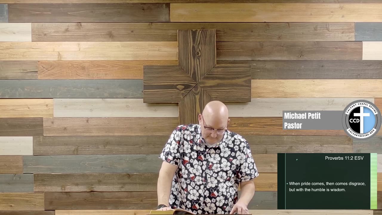 Exodus 5:1-11 "I Don't the Lord." with Pastor Michael Petit.