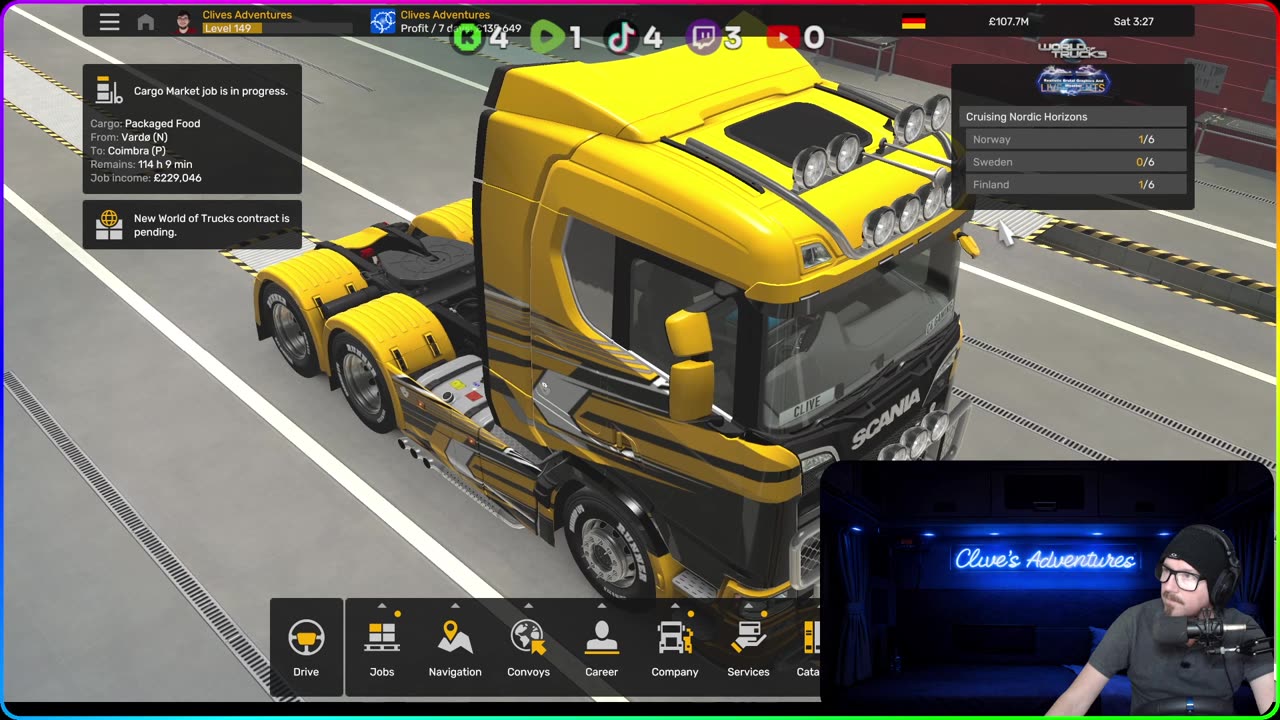 #Gaming #EuroTruckSimulator #TruckersMP #TruckingLife #SimRacing #VirtualTrucking #ETS