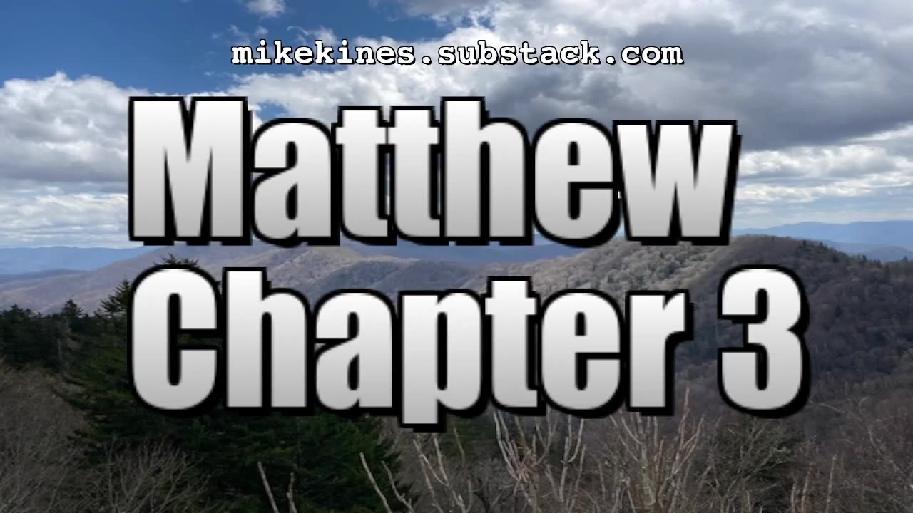 BC 2025 Matthew 3