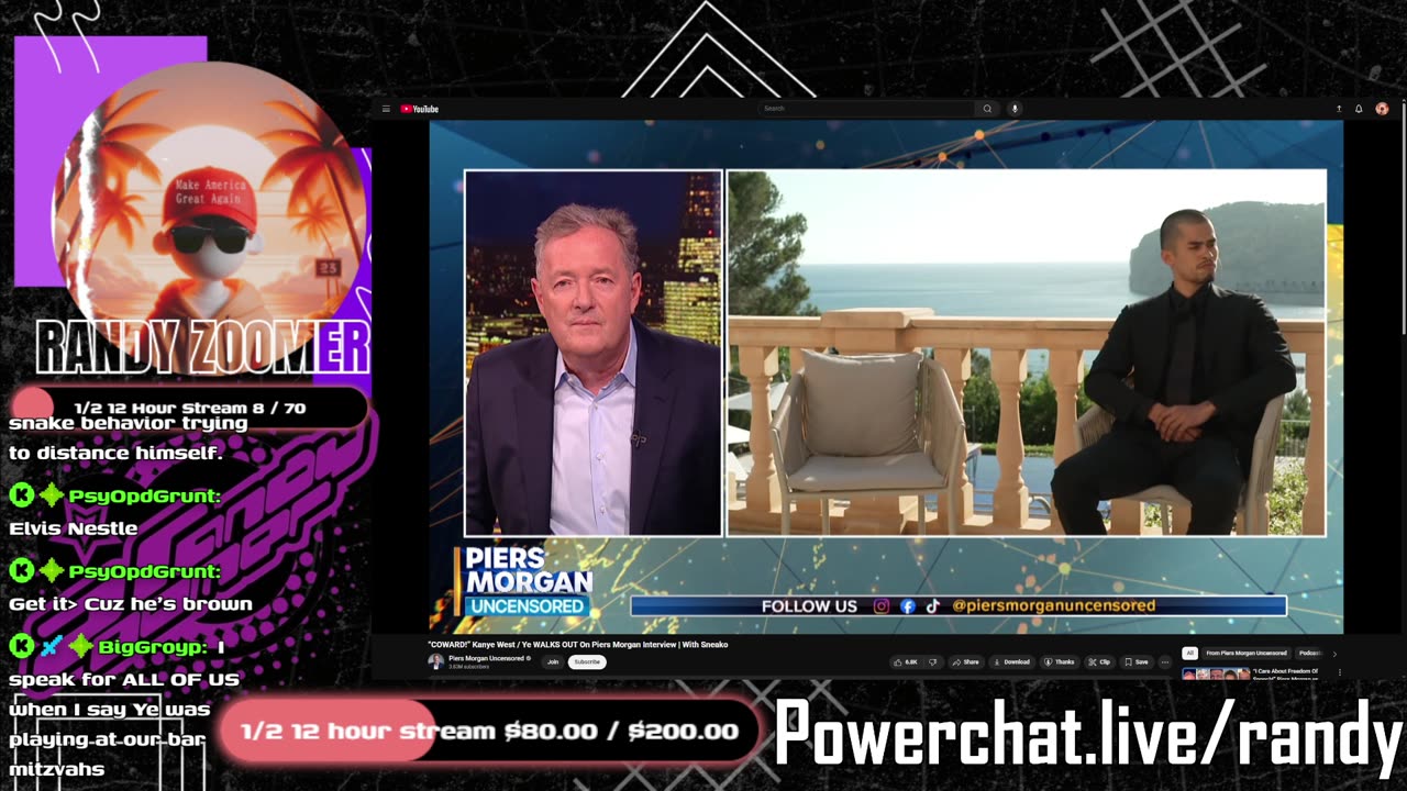 Randy Zoomer reacts to Ye's 2nd appearance on Piers Morgan