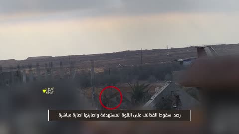Al-Quds Brigades release footage of their fighters targeting a Zionist infantry force